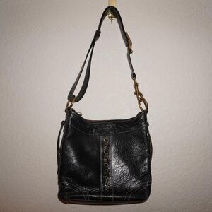 Coach Women's Black and Gold Bag
